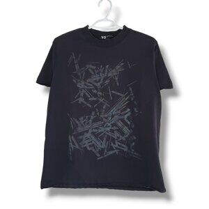 Adidas × Yohji Yamamoto Y3 Graphic Shirt Black Size L Fits M